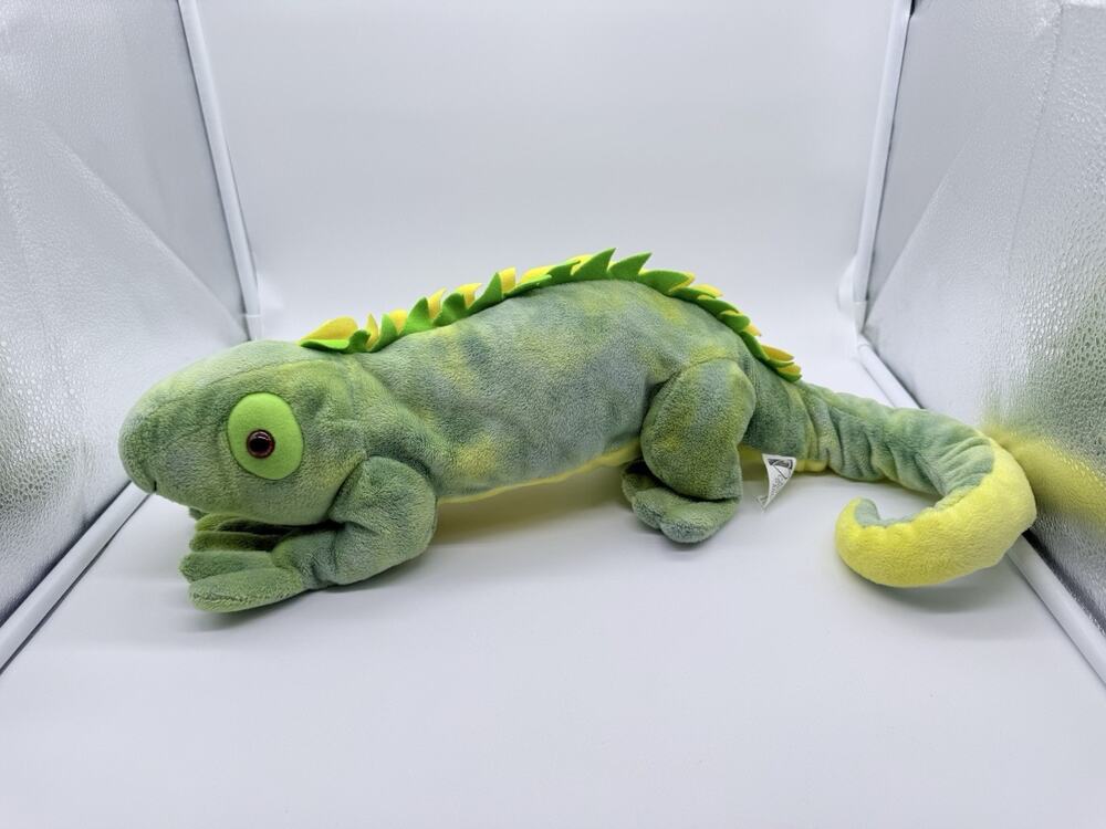 Kohl's Cares Iguana Lizard Plush Stuffed Animal Green Yellow 18”